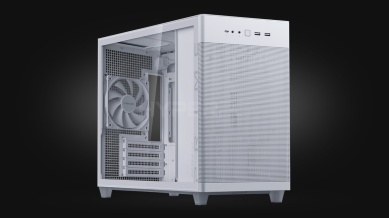 ASUS Prime AP201 Tempered Glass White