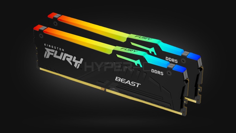 32GB Kingston Fury Beast RGB Black [DDR5, 6000MHz, 2x16GB]