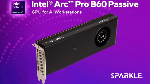 24 ГБ памяти и турбина: обзор новой Sparkle Intel Arc Pro B60