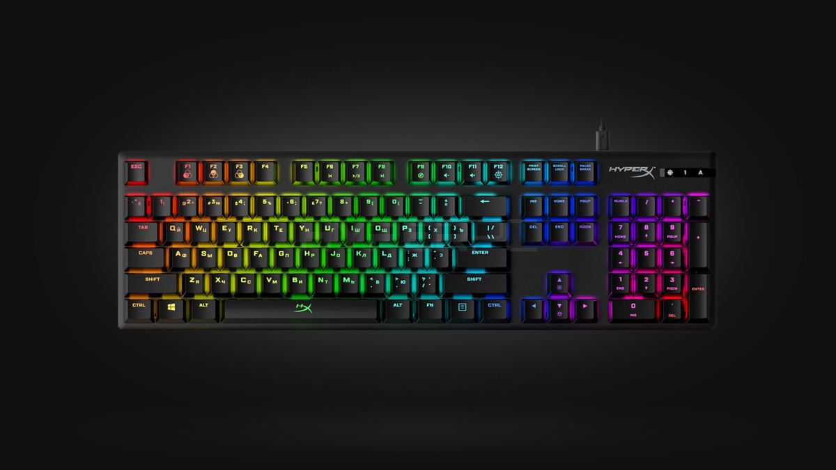 HyperX Alloy Origins Aqua Switch (US) Black