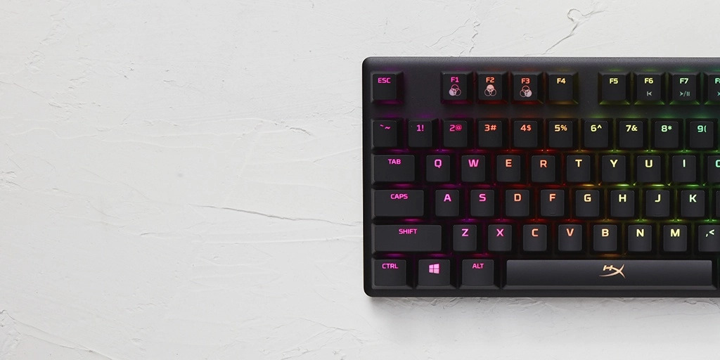 HyperX Alloy Origins Core - Клавиши с RGB-подсветкой и яркими световыми эффектами
