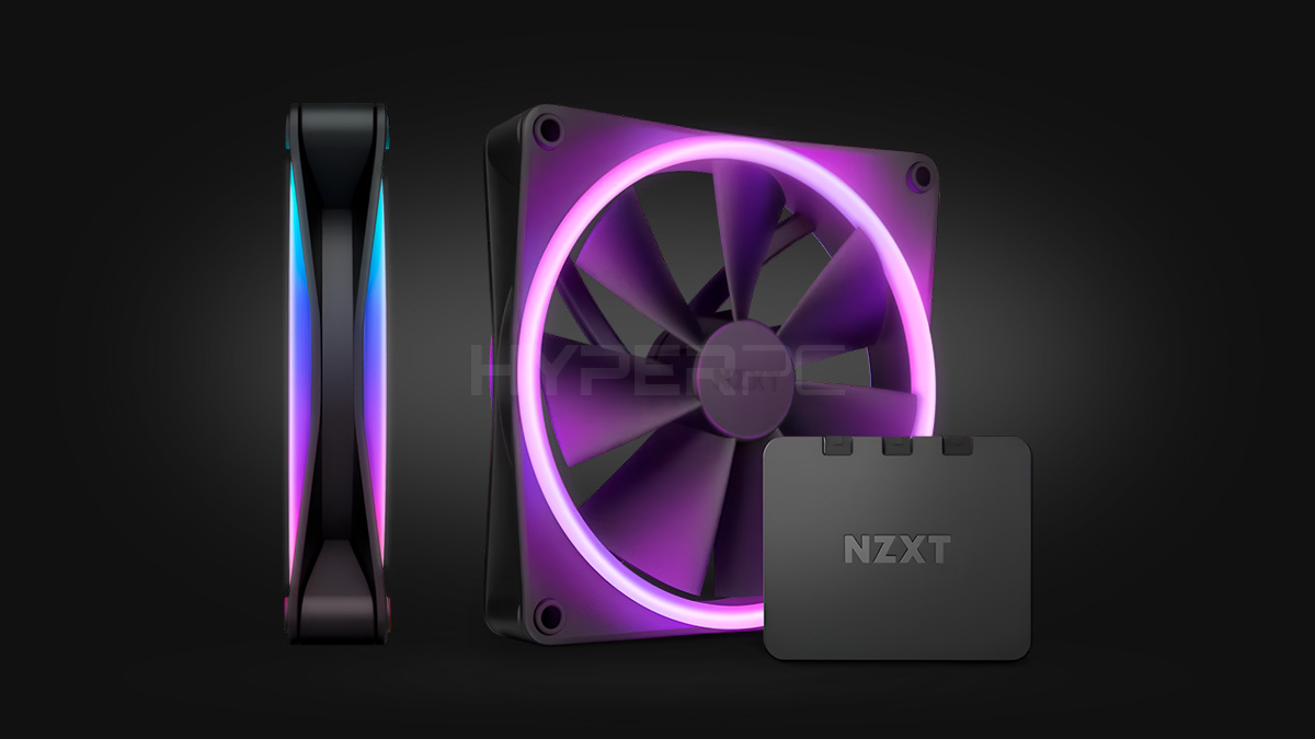 Комплект NZXT F140 RGB Duo Black