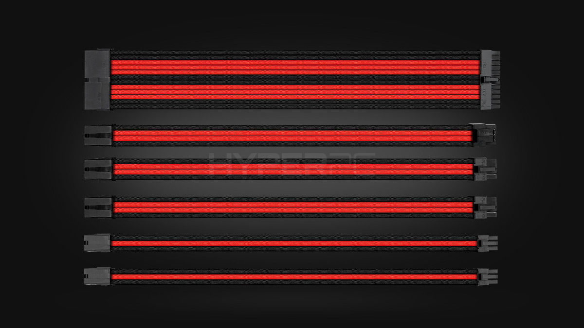 HYPERPC Cable Kit Black/Red