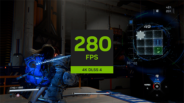 PRAGMATA — NVIDIA DLSS 4 с Multi Frame Generation на GeForce RTX 50 Series