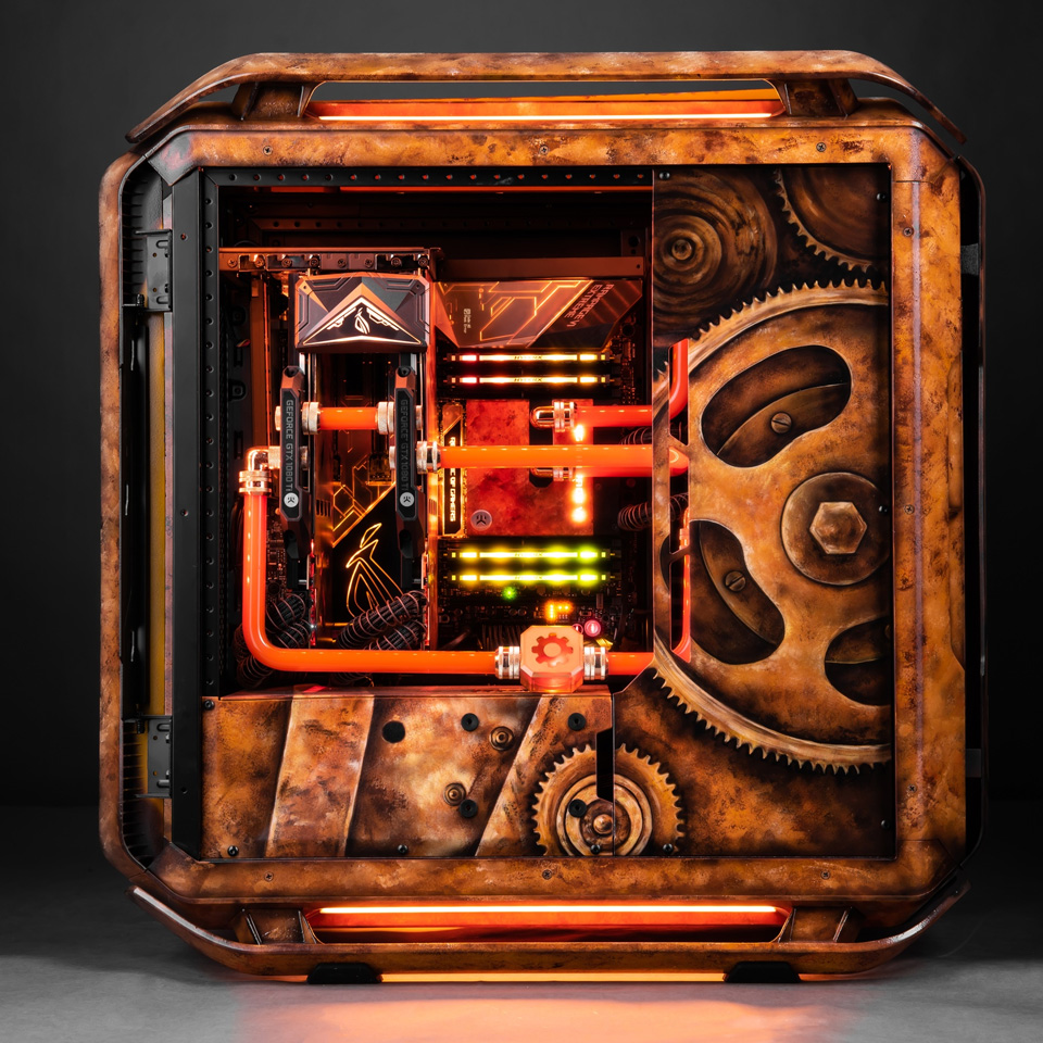 Аэрография копруса Cooler Master C700P