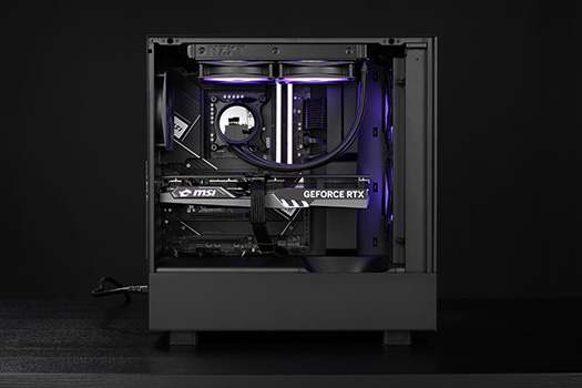 NZXT H5 Black Flow - HYPERPC OMEGA Live Photo