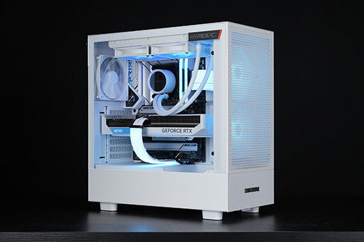 NZXT H5 White Flow - HYPERPC OMEGA Live Photo