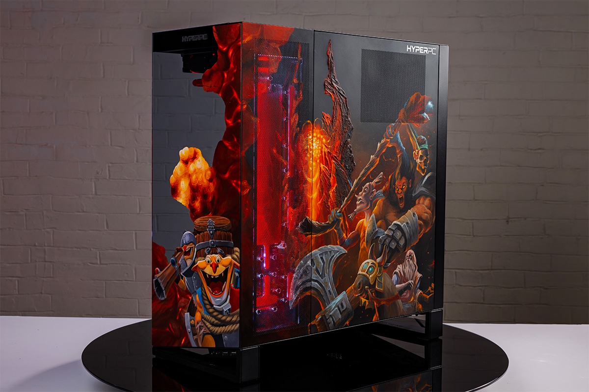 HYPERPC CONCEPT 7 — детали кастомизации с героями Dota 2