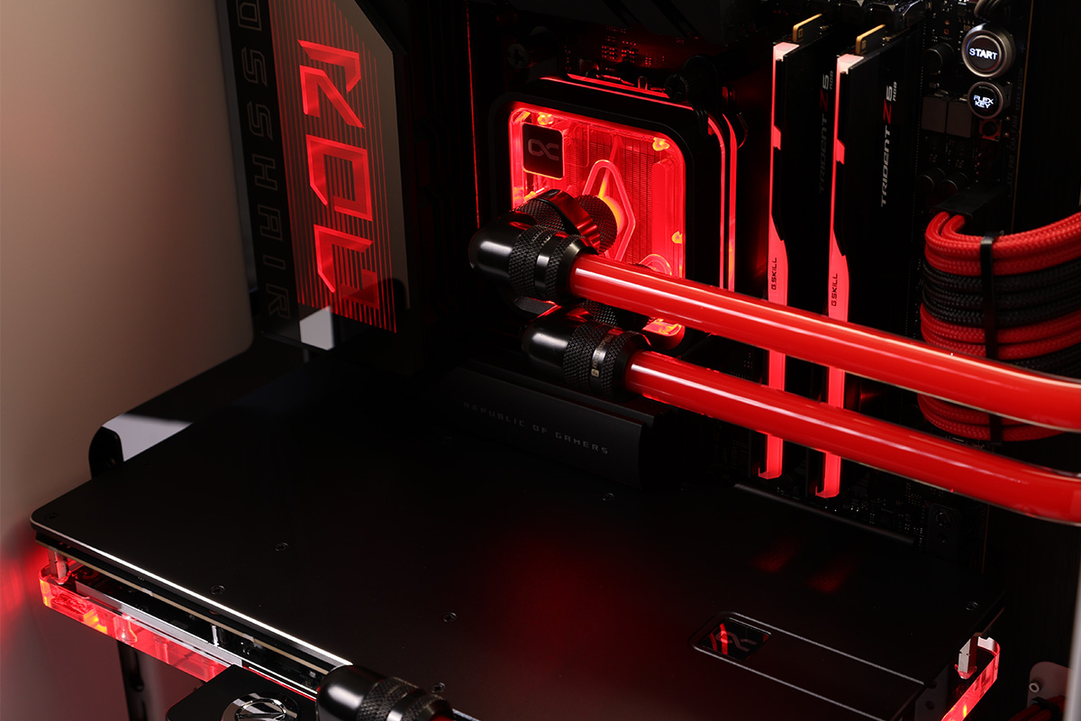 HYPERPC CONCEPT — крупный план кастомных элементов и деталей