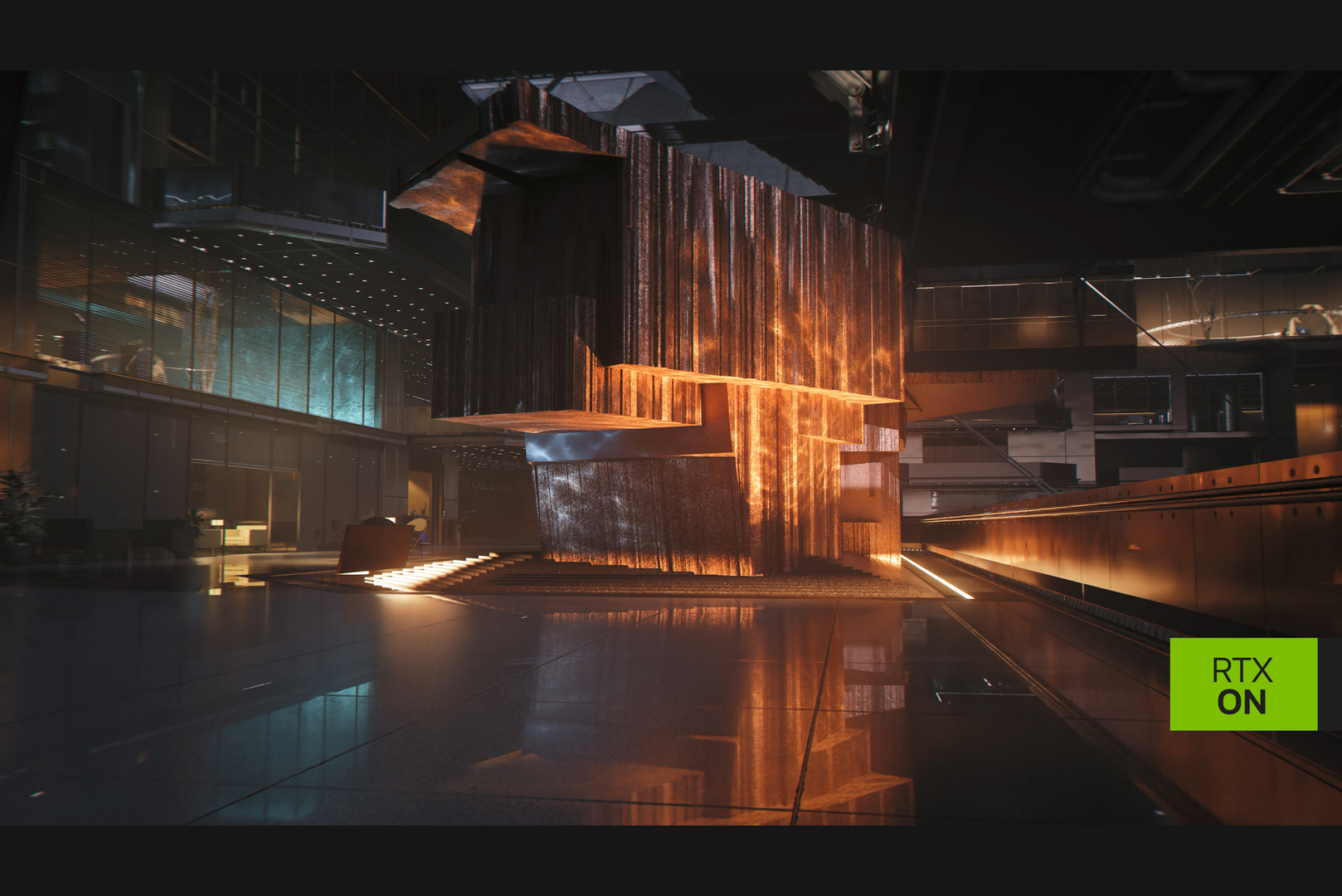 Освещение и отражения с Path Tracing в интерьере 007 First Light