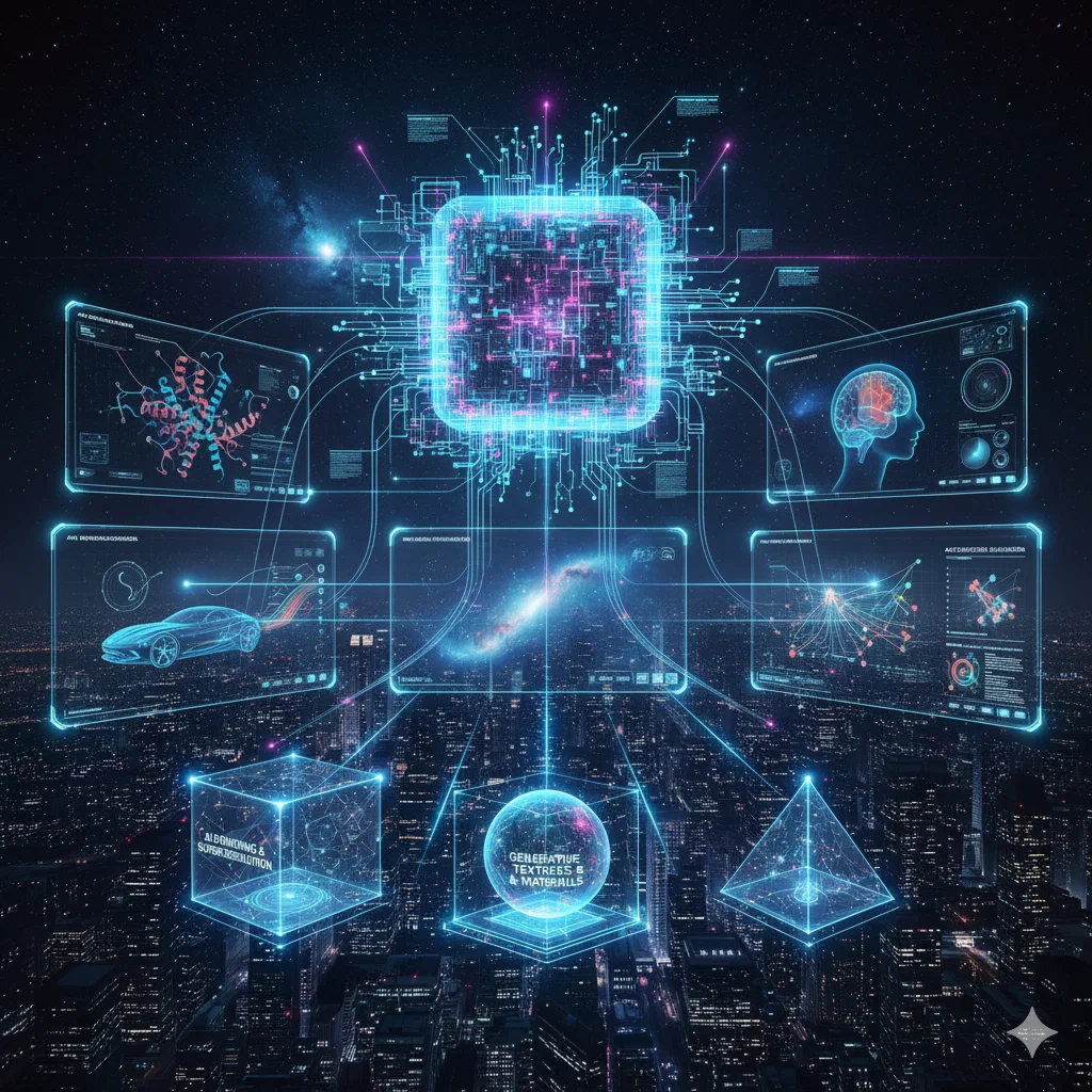 Графическое представление визуализации и рендеринга ИИ