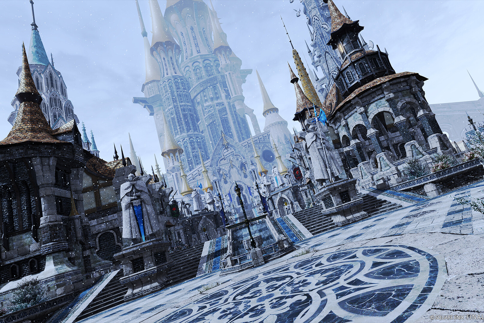 Персонажи в игровом мире Final Fantasy XIV