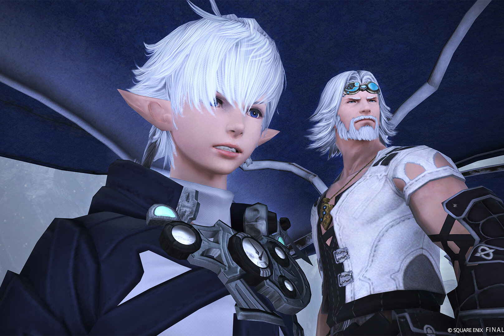 Пейзаж игрового мира Final Fantasy XIV