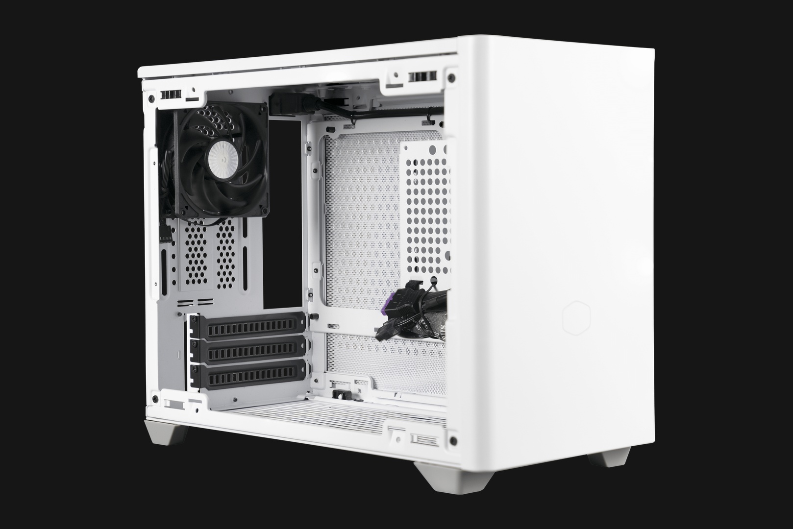 Открытый корпус Mini-ITX с блоком питания SFX и башенным кулером