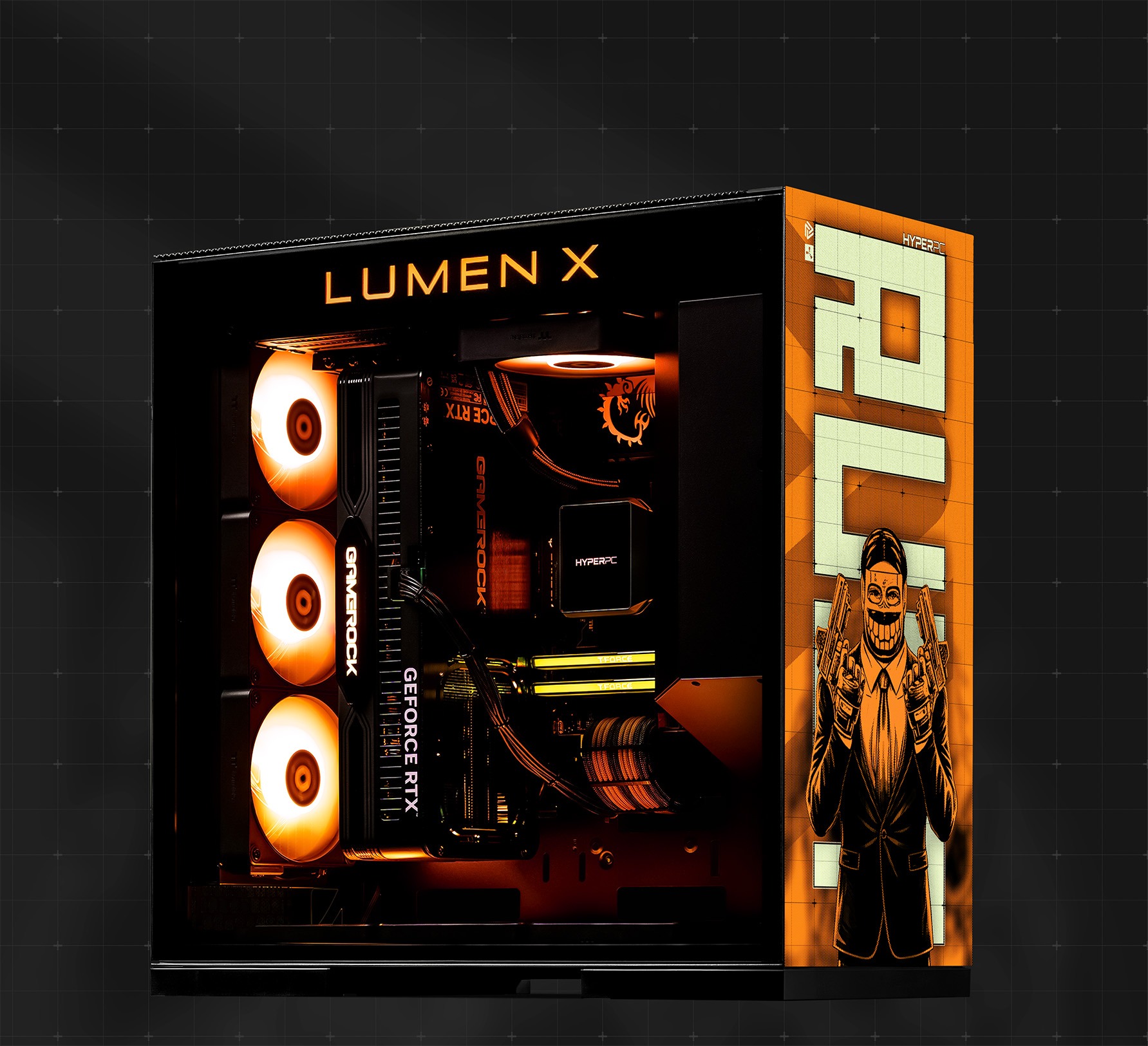 Дизайн и уникальные элементы HYPERPC CONCEPT