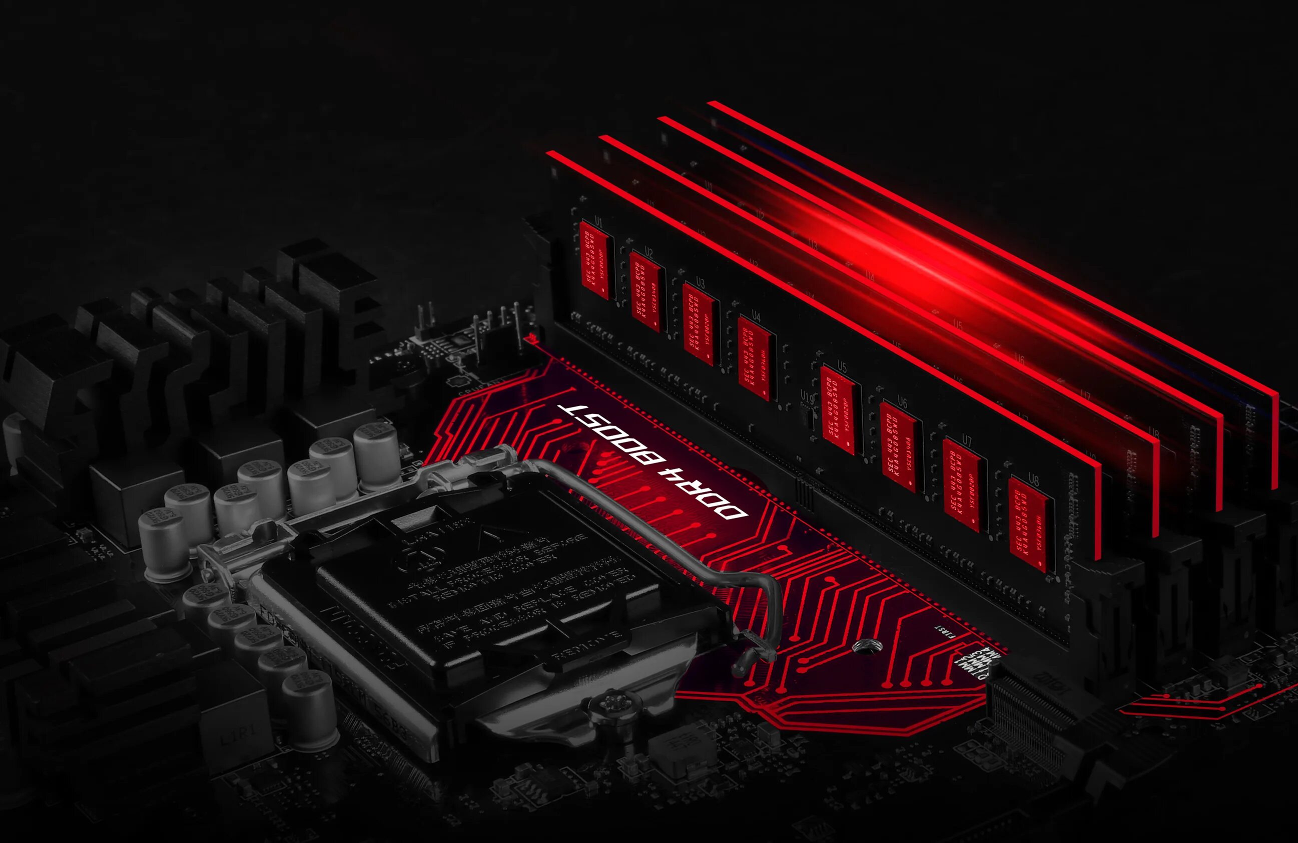 Модули оперативной памяти DDR4 и DDR5 для игрового ПК