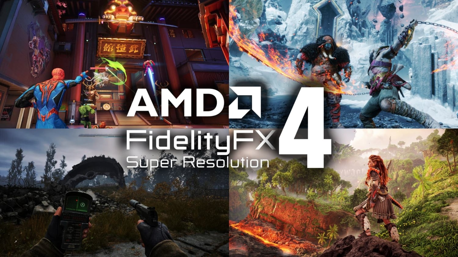 AMD FidelityFX Super Resolution 4 в современных играх