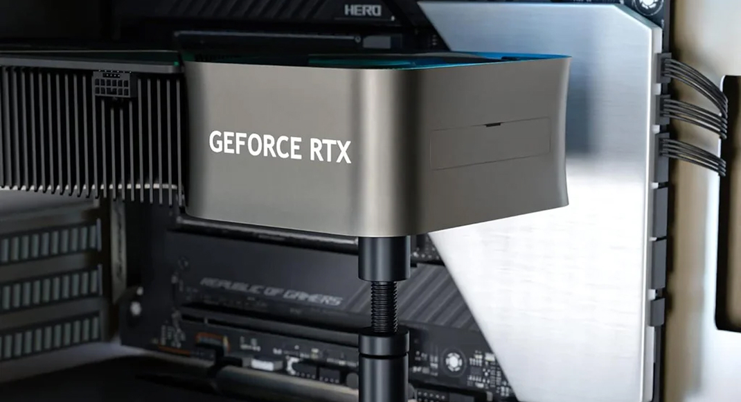 Корректная установка и поддержка массивной видеокарты и кабелей питания