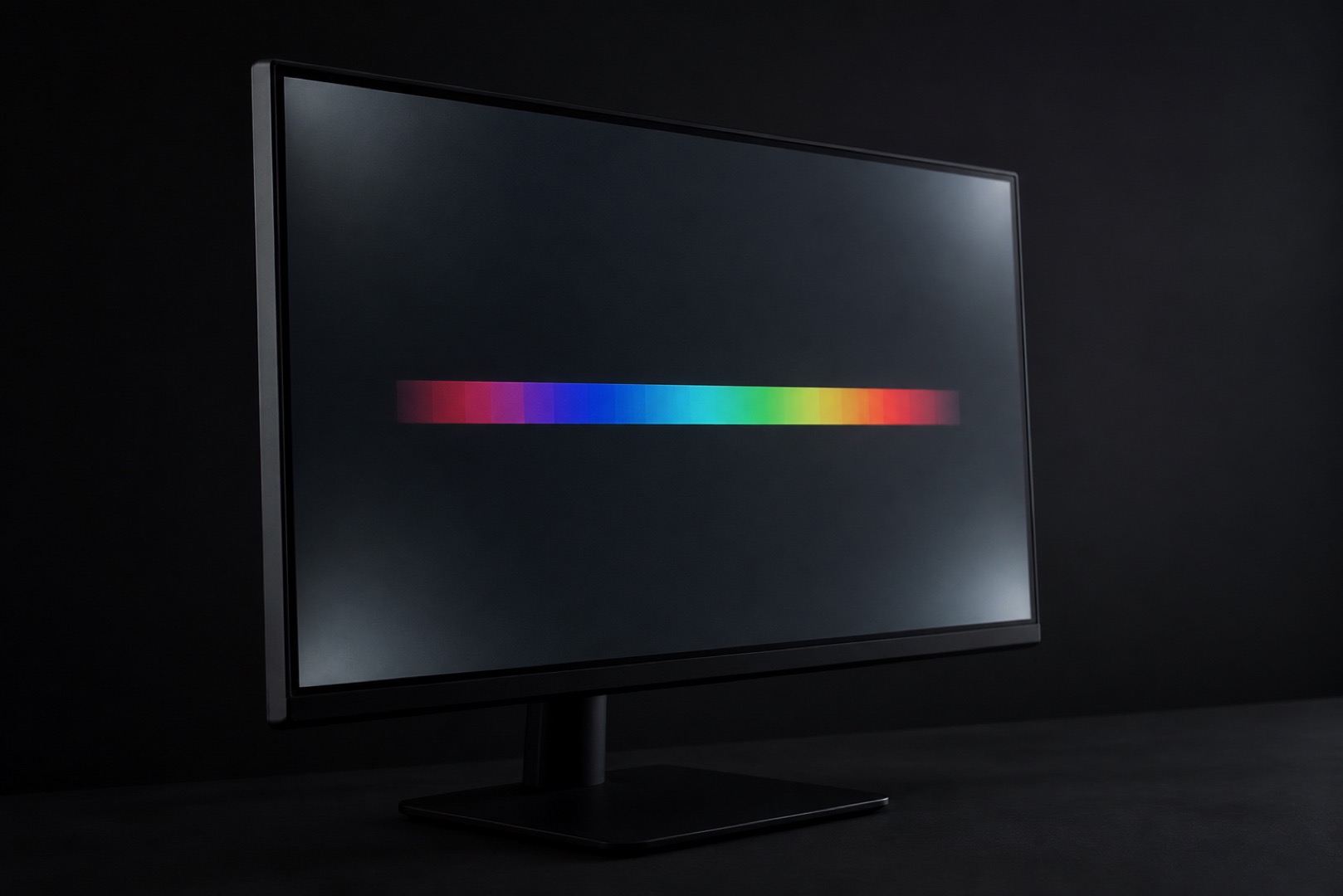 Демонстрация широких углов обзора IPS-матрицы и эффекта IPS glow в углах экрана.
