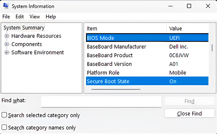 Функция безопасной загрузки (Secure Boot)