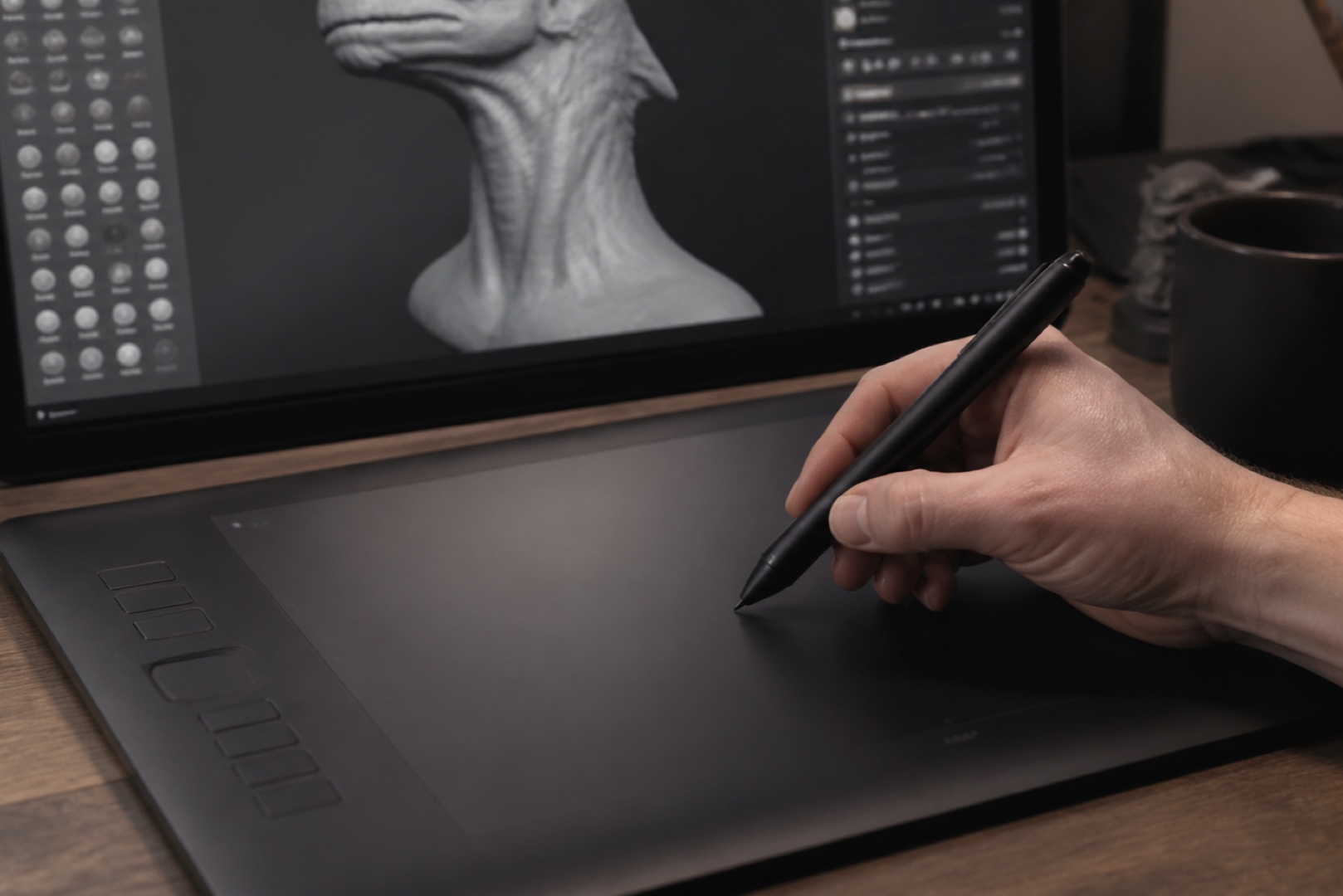 Графический планшет и перо для работы в ZBrush